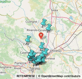 Mappa SS Torino, 10086 Rivarolo Canavese TO, Italia (16.787)