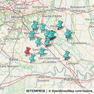 Mappa Cascina Malguzzana, 26854 Pieve Fissiraga LO, Italia (11.3485)