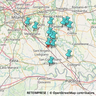 Mappa Cascina Malguzzana, 26854 Pieve Fissiraga LO, Italia (12.48231)