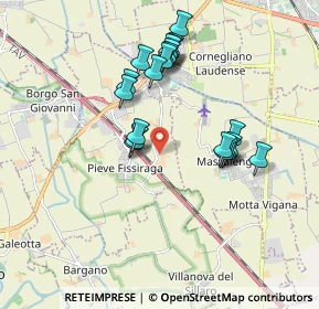 Mappa Cascina Malguzzana, 26854 Pieve Fissiraga LO, Italia (1.6765)