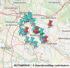 Mappa Via Petrarca, 37051 Bovolone VR, Italia (9.8405)