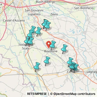 Mappa Via Alessandro Volta, 37051 Bovolone VR, Italia (7.77)