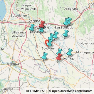 Mappa Via Alessandro Volta, 37051 Bovolone VR, Italia (12.24643)