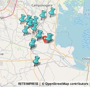 Mappa Via Giuseppe Garibaldi, 35028 Piove di sacco PD, Italia (6.35706)