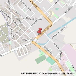 Mappa Via Custoza, 84, 46048 Roverbella, Mantova (Lombardia)