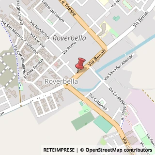 Mappa Via Custoza, 88, 46048 Roverbella, Mantova (Lombardia)