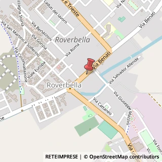 Mappa Via Custoza, 5, 46048 Roverbella, Mantova (Lombardia)