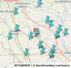 Mappa Via Sanmicheli, 37051 Bovolone VR, Italia (8.764)