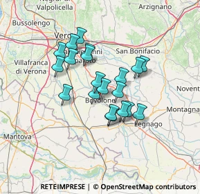 Mappa Via Sanmicheli, 37051 Bovolone VR, Italia (10.418)