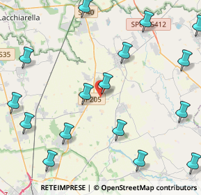 Mappa Via Giuseppe Verdi, 27010 Bornasco PV, Italia (6.329)