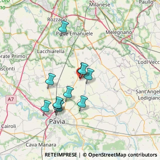 Mappa Via G. Verdi, 27010 Bornasco PV, Italia (6.39)