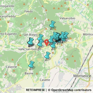 Mappa Via Marlunghe, 35032 Arquà Petrarca PD, Italia (1.19)