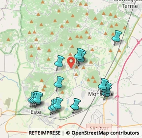 Mappa Via Marlunghe, 35032 Arquà Petrarca PD, Italia (4.325)