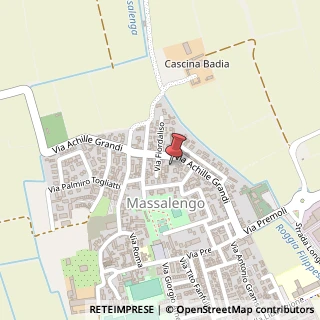 Mappa Via Achille Grandi, 3, 26815 Massalengo, Lodi (Lombardia)