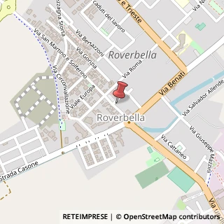 Mappa Via Solferino e San Martino, 19, 46048 Roverbella, Mantova (Lombardia)