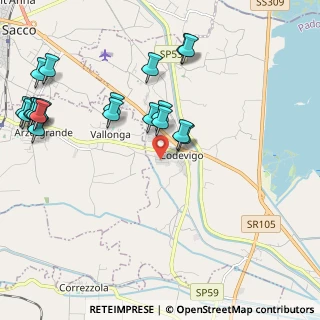 Mappa Via A. Cornaro, 35020 Codevigo PD, Italia (2.502)