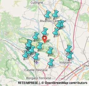 Mappa Via Al Campo, 10070 Front TO, Italia (6.73053)