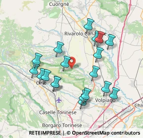 Mappa Via Al Campo, 10070 Front TO, Italia (7.30158)