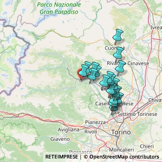 Mappa Via Roberto Miglietti, 10070 Germagnano TO, Italia (12.681)
