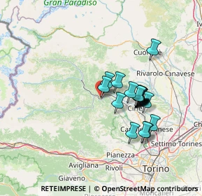 Mappa Via Roberto Miglietti, 10070 Germagnano TO, Italia (11.3915)