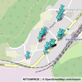 Mappa Via Roberto Miglietti, 10070 Germagnano TO, Italia (0.10385)