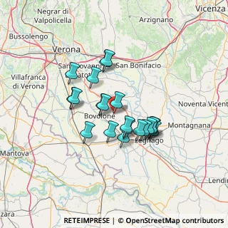 Mappa Via Mandella, 37050 Isola Rizza VR, Italia (10.567)