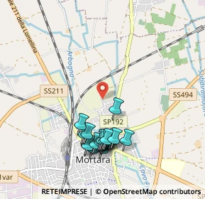 Mappa Via Cantù, 27036 Mortara PV, Italia (0.992)