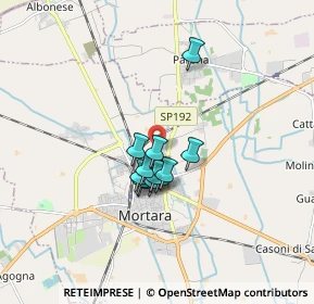 Mappa Via Cantù, 27036 Mortara PV, Italia (1.08167)