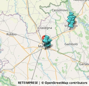 Mappa Via Cantù, 27036 Mortara PV, Italia (5.73538)