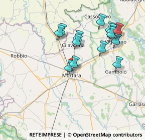 Mappa Via Cantù, 27036 Mortara PV, Italia (7.60867)