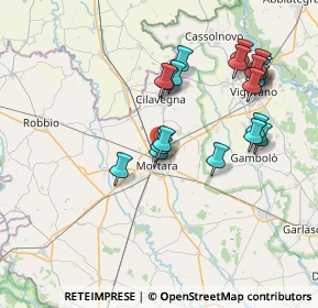 Mappa Via Cantù, 27036 Mortara PV, Italia (7.5915)