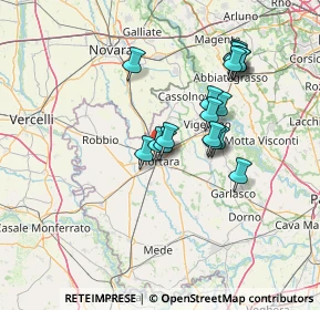 Mappa Via Cantù, 27036 Mortara PV, Italia (12.41)
