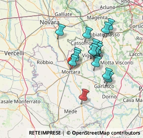 Mappa Via Cantù, 27036 Mortara PV, Italia (11.43529)