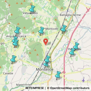 Mappa Via Eroi Divisione Acqui, 35043 Monselice PD, Italia (2.64333)