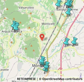 Mappa Via Eroi Divisione Acqui, 35043 Monselice PD, Italia (2.96929)