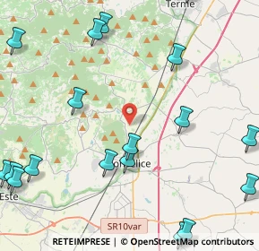 Mappa Via Eroi Divisione Acqui, 35043 Monselice PD, Italia (6.3155)