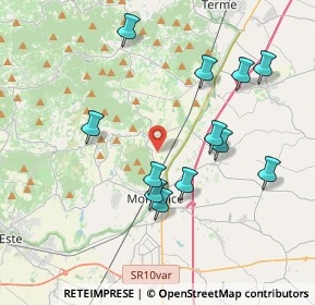 Mappa Via Eroi Divisione Acqui, 35043 Monselice PD, Italia (3.81833)