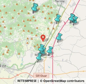 Mappa Via Eroi Divisione Acqui, 35043 Monselice PD, Italia (4.26545)