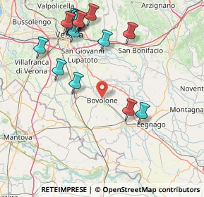Mappa Via Angelo Cappa, 37051 Bovolone VR, Italia (19.456)