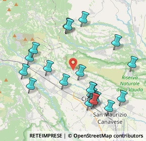 Mappa Via Corio, 10076 Nole TO, Italia (4.3465)