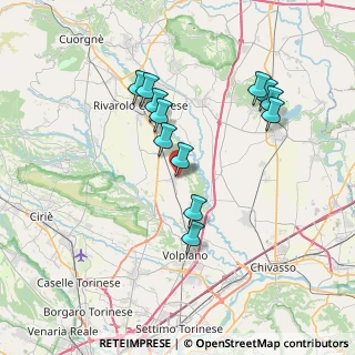 Mappa Via Trento, 10080 Bosconero TO, Italia (6.83167)