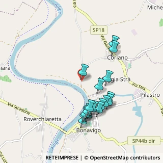 Mappa Via Beccacivetta, 37040 Bonavigo VR, Italia (0.91176)