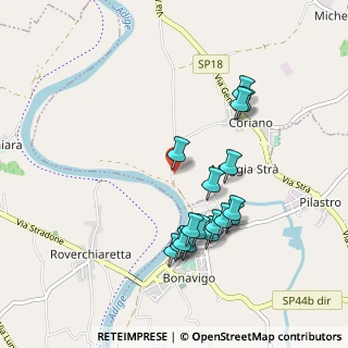 Mappa Via Beccacivetta, 37040 Bonavigo VR, Italia (0.91294)