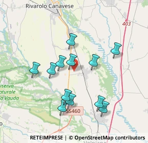 Mappa Strada del Cardine, 10086 Rivarolo Canavese TO, Italia (3.43333)