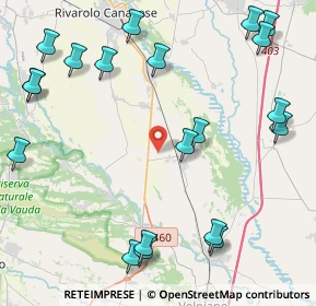 Mappa Strada del Cardine, 10086 Rivarolo Canavese TO, Italia (5.592)