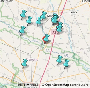 Mappa Via G. Feroldi, 25026 Pontevico BS, Italia (7.60267)