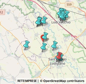 Mappa Via Sommariva, 26853 Caselle Lurani LO, Italia (3.89263)