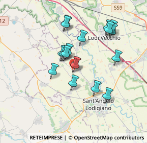 Mappa Via Sommariva, 26853 Caselle Lurani LO, Italia (3.26824)