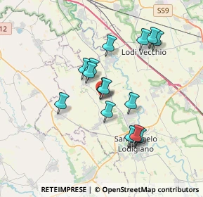 Mappa Via Sommariva, 26853 Caselle Lurani LO, Italia (3.10438)