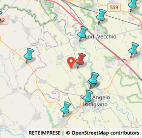 Mappa Via Sommariva, 26853 Caselle Lurani LO, Italia (5.57385)